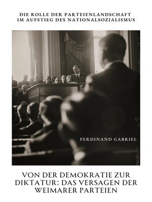 cover image of Von der Demokratie zur Diktatur